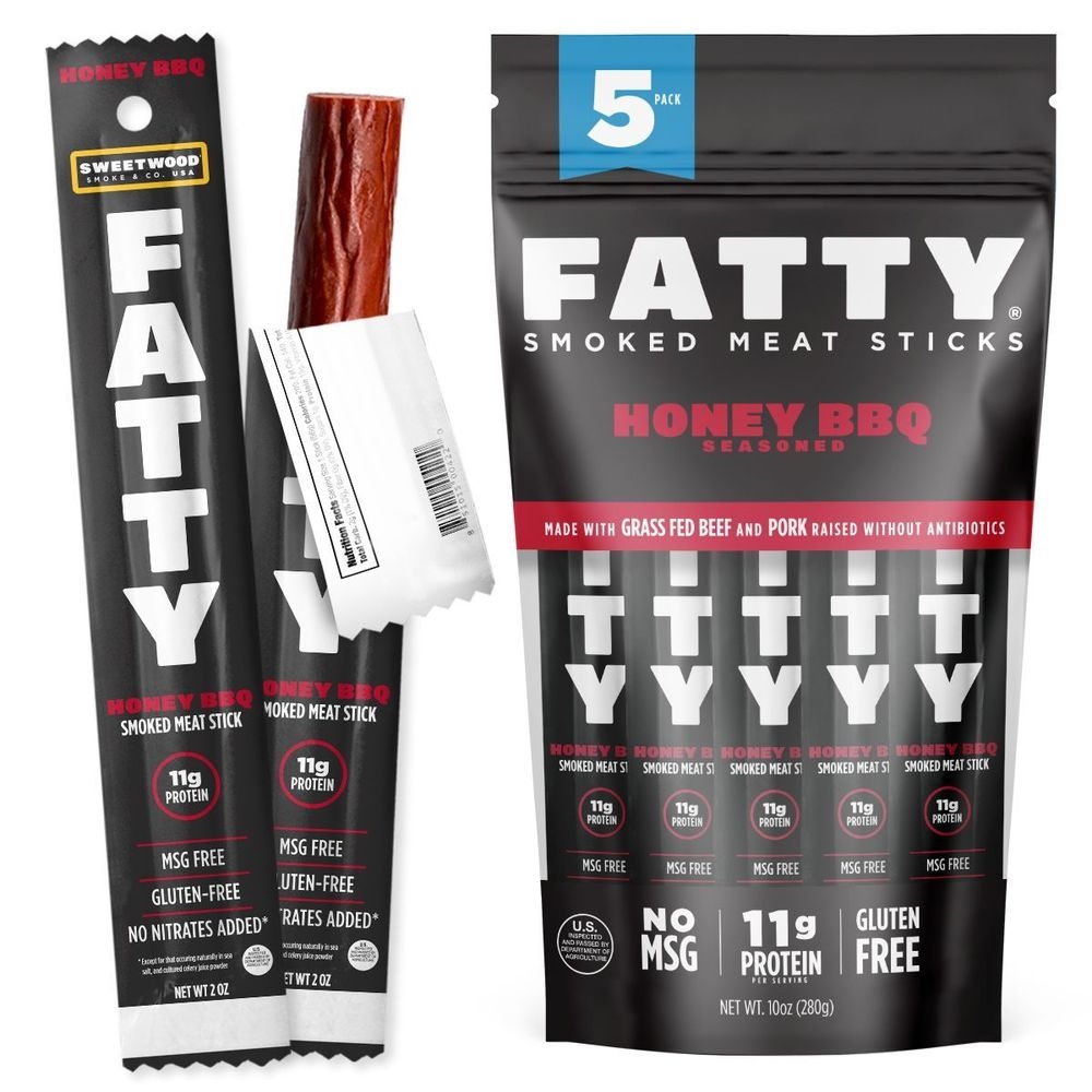 Honey BBQ Smoked Meat Sticks