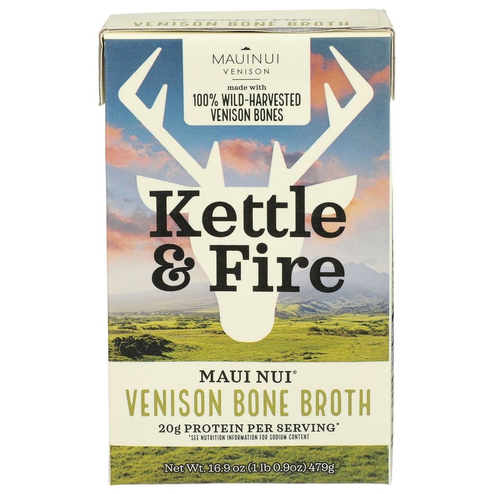 Maui Nui 100 Percent Wild-Harvested Venison Bone Broth