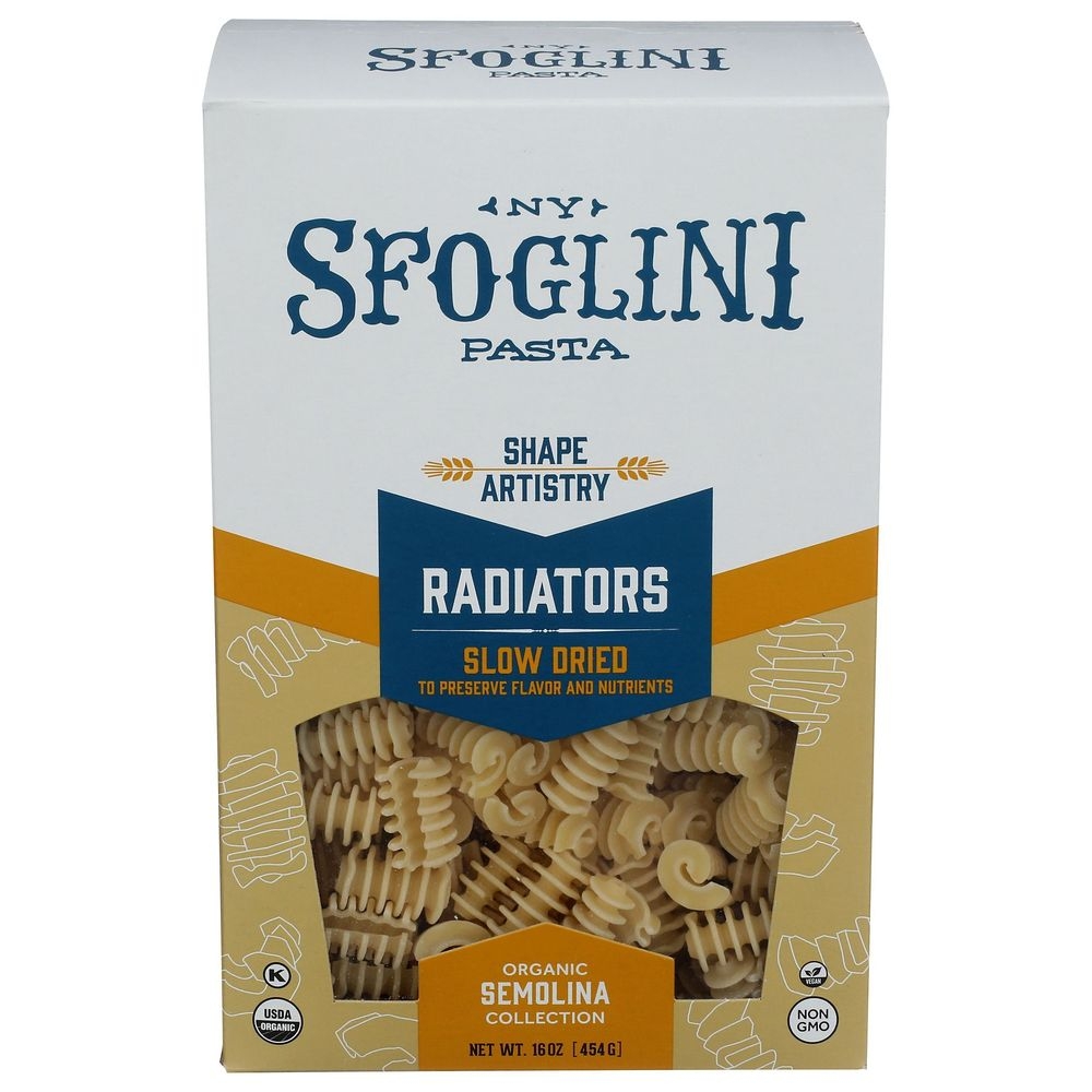 Organic Radiators Semolina Pasta