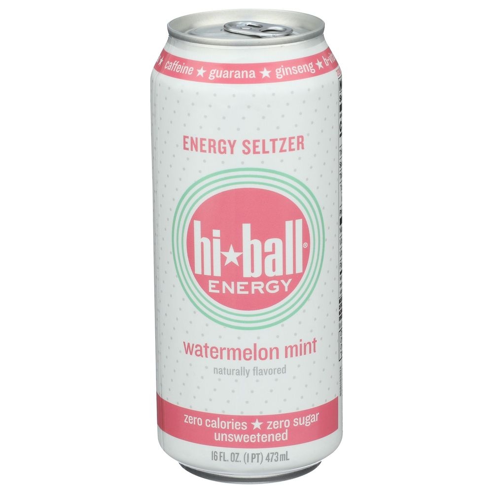 Watermelon Mint Energy Seltzer