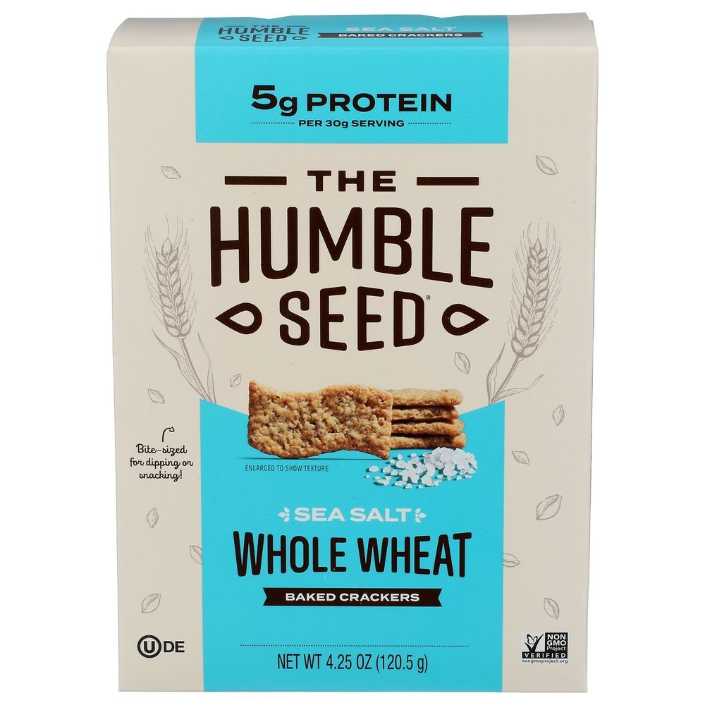 Sea Salt Whole Wheat Protein Crackers