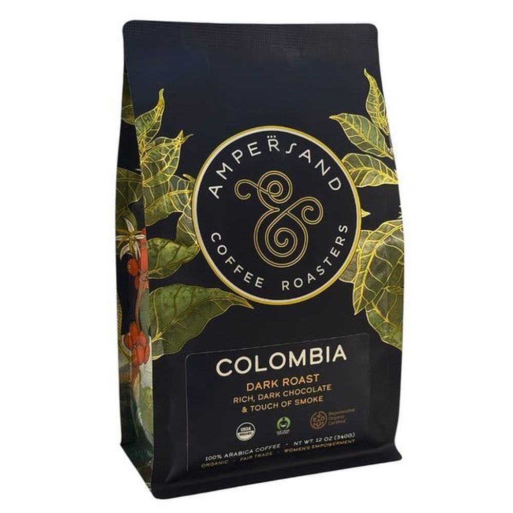 Organic Colombia Dark Roast Whole Bean Coffee