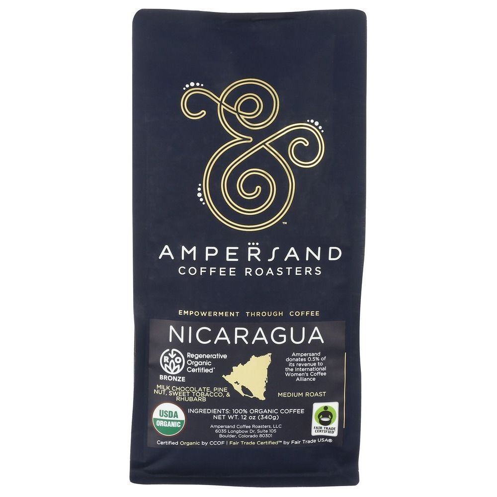 Organic Nicaragua Medium Roast Whole Bean Coffee
