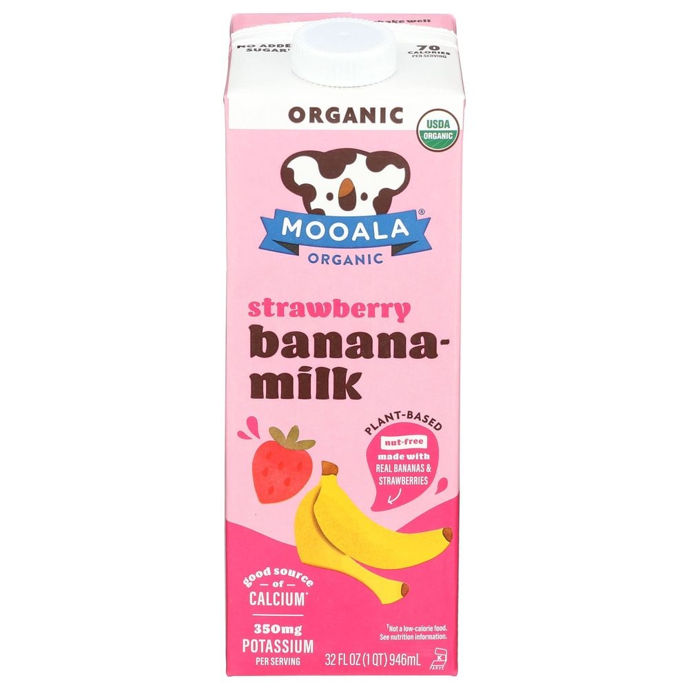 Organic Strawberry Banana Milk