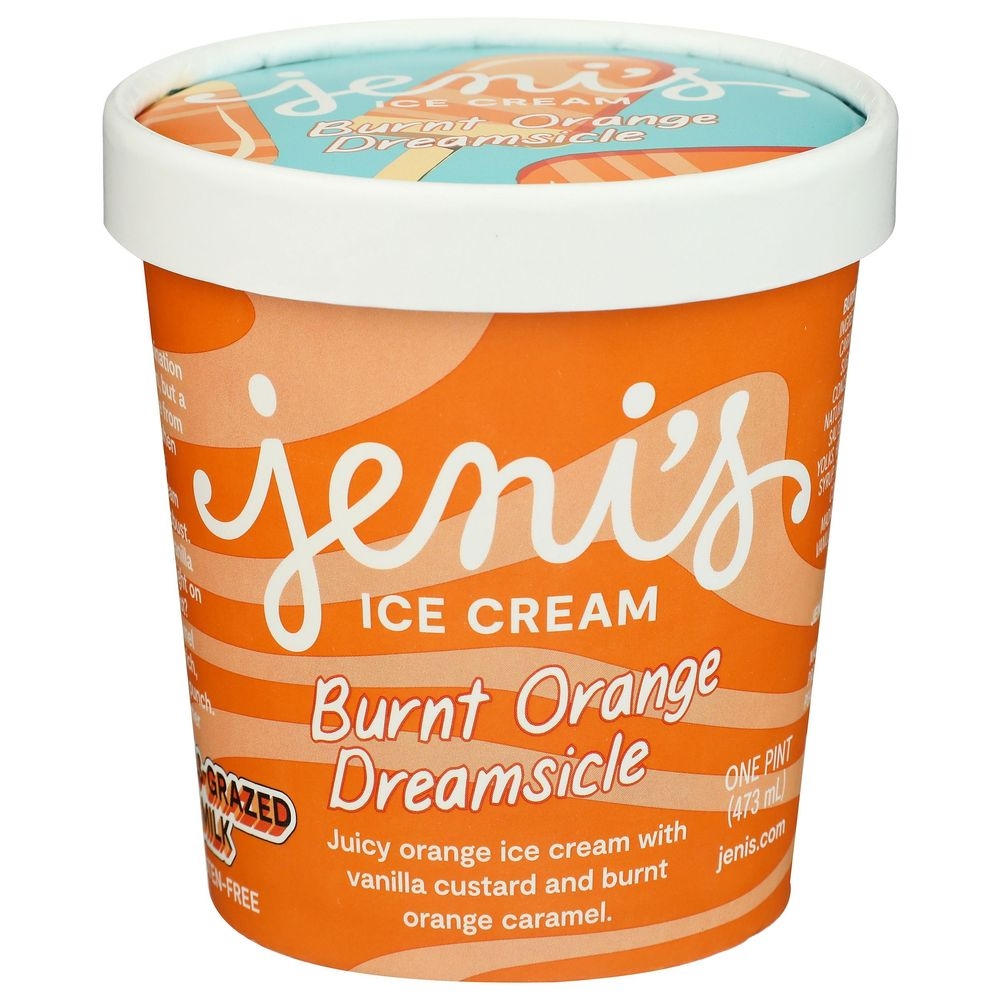 Burnt Orange Dreamsicle Ice Cream