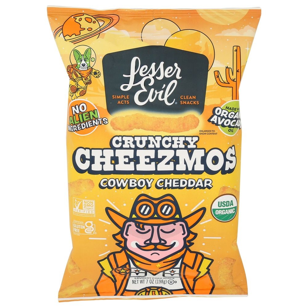Organic Cowboy Cheddar Crunchy Cheezmos