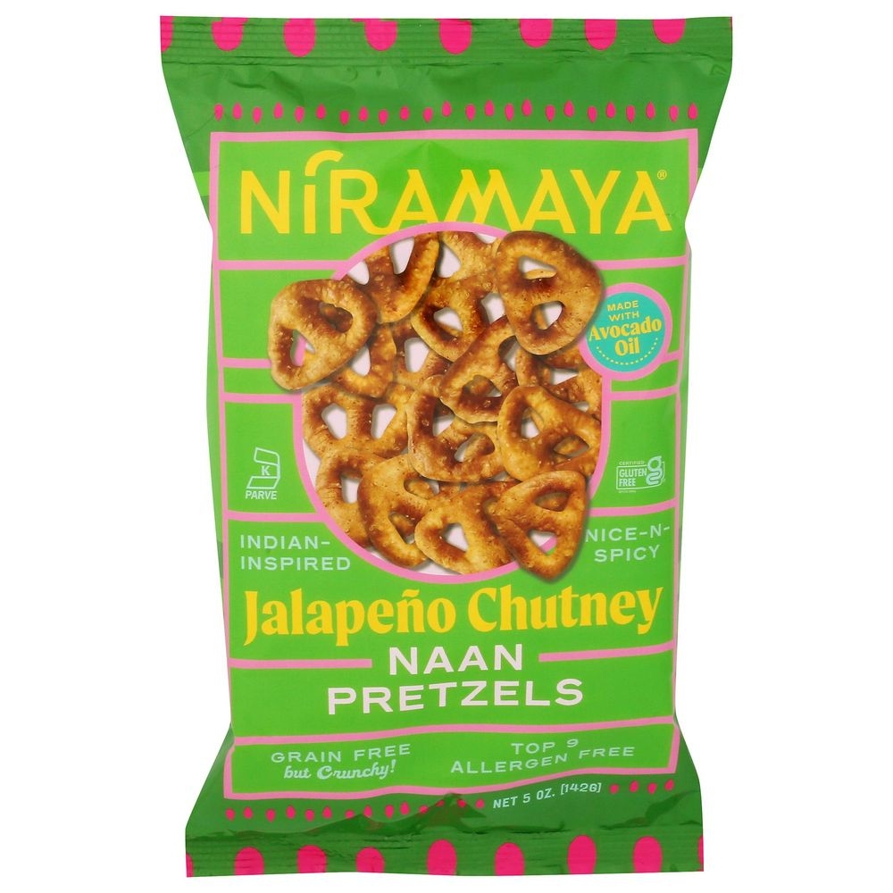 Jalapeno Chutney Naan Pretzels