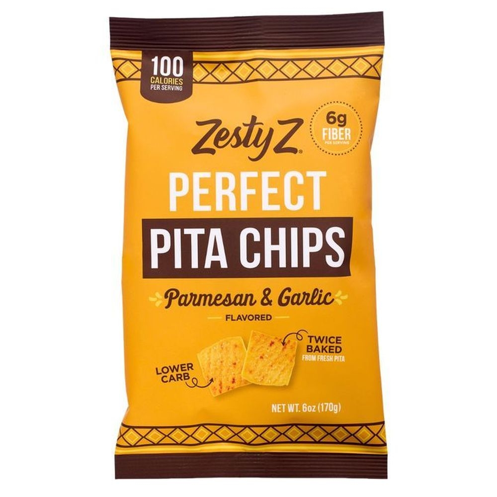 Parmesan and Garlic Pita Chips
