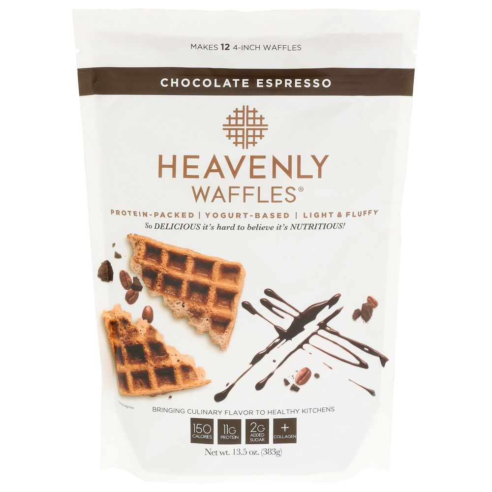 Light and Fluffy Chocolate Espresso Waffle Mix