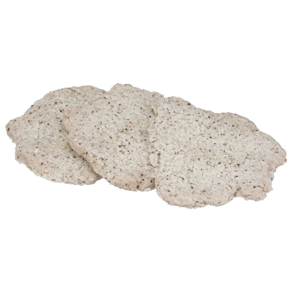 Advance Food Western Style Chopped Country Fried Beef Steak, 5.33 Ounce -- 30 per case.