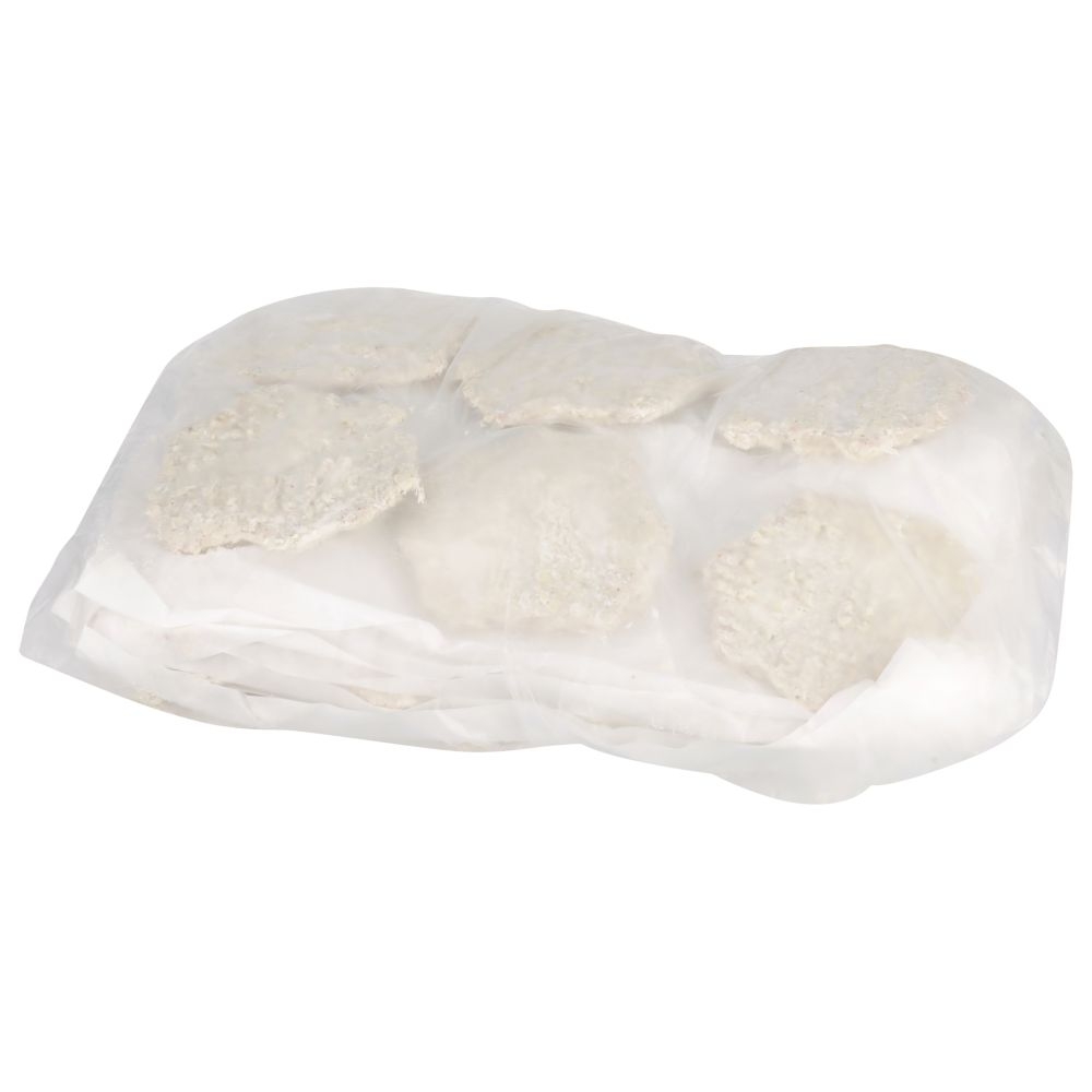 Raw Breaded Western Style Beef Patty Fritters