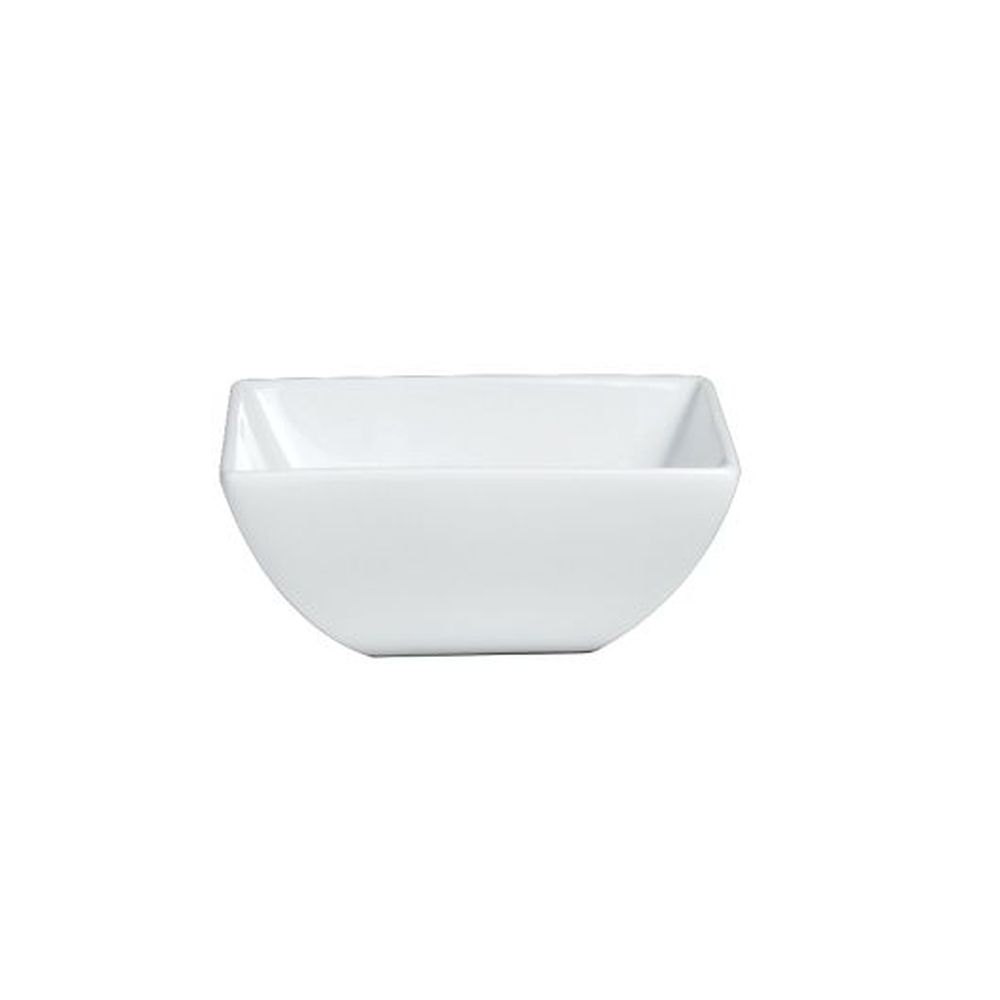 Pub Porcelain 18 Ounce Square Bowl, 12 count