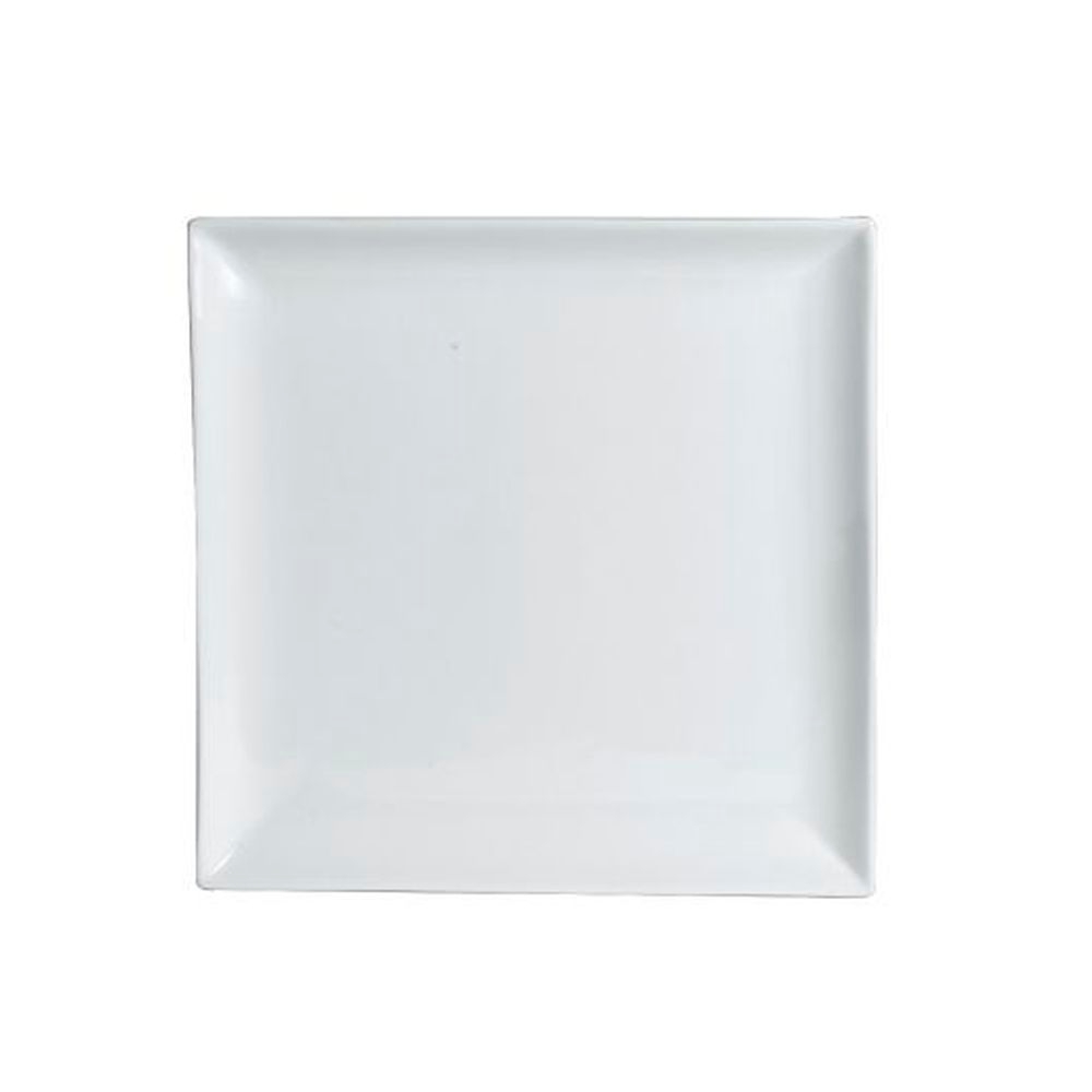 Pub Porcelain 10 inch Square Plate, 12 count