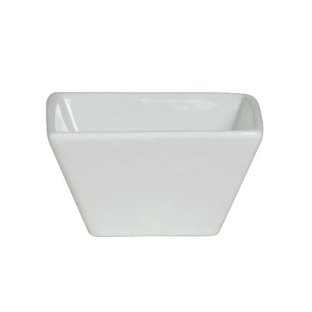 Pub Porcelain 6 Ounce Square Bowl, 12 count