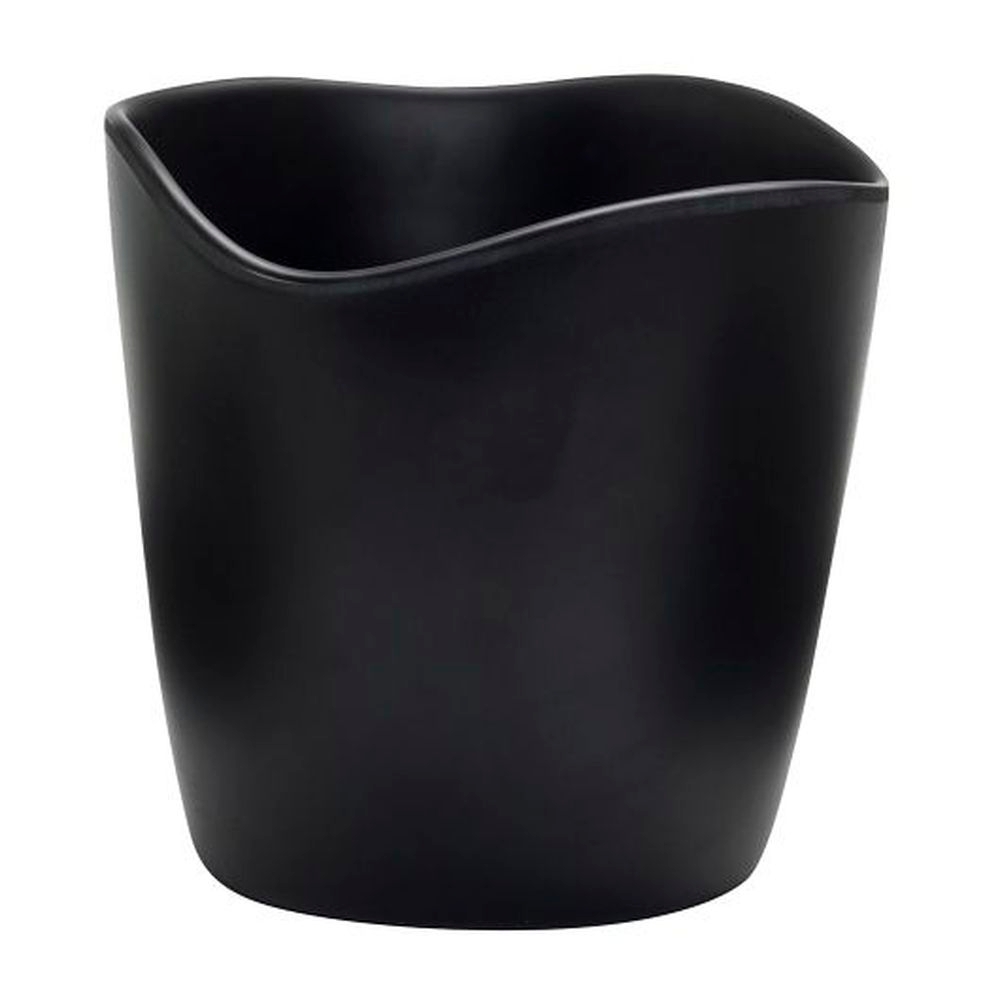 Marisol Black 1.5 Quart Small Melamine Dressing Crock, 6 count