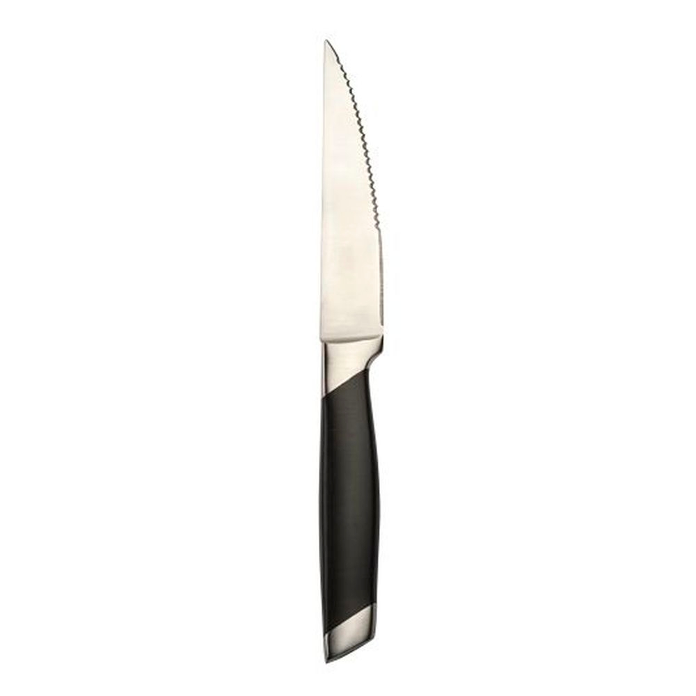 Stainless Steel 10 inch Steak Knife with Tapered Serrated Blade, 12 count