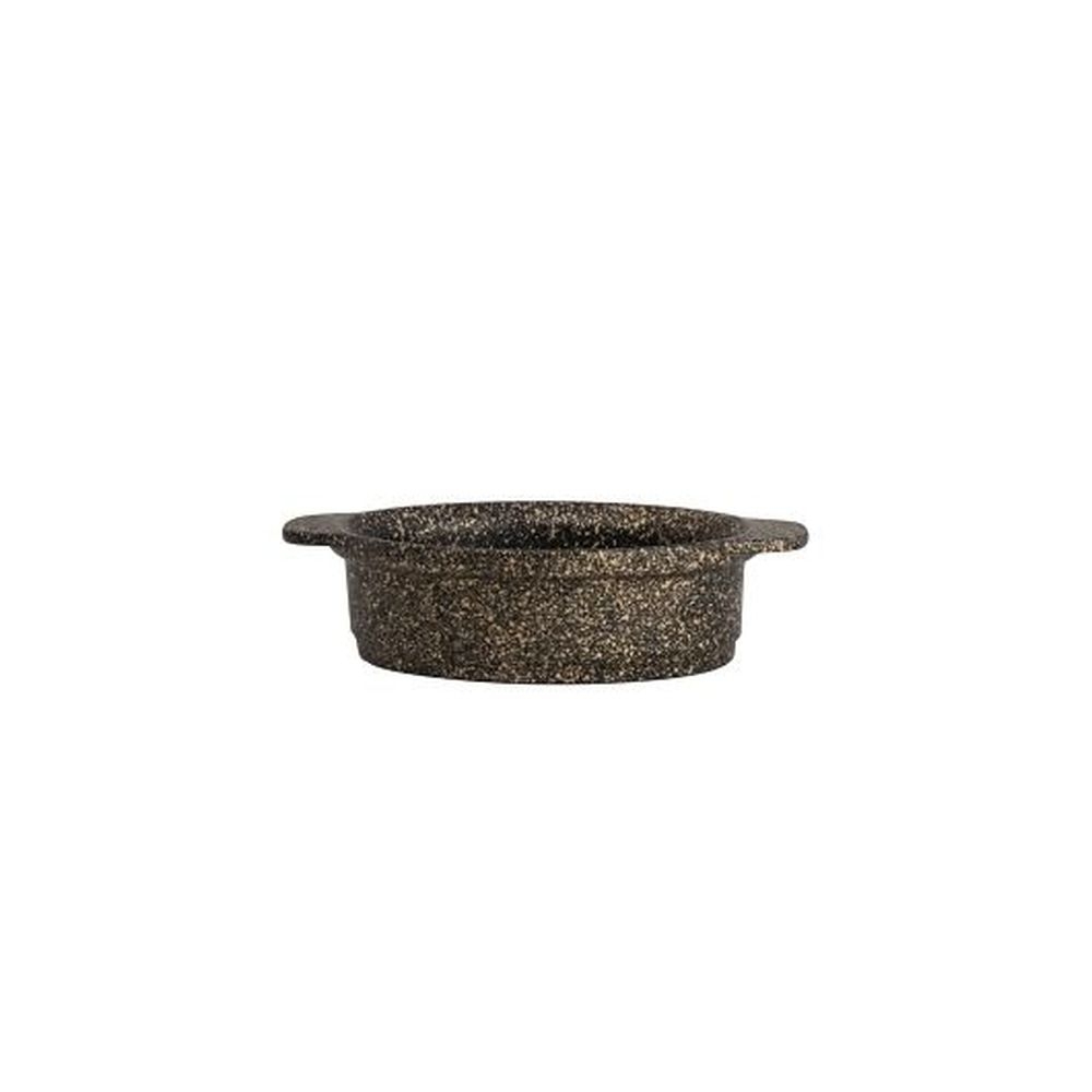 Bronzed Granite 14.75 Ounce Oval Mini Crock, 6 count