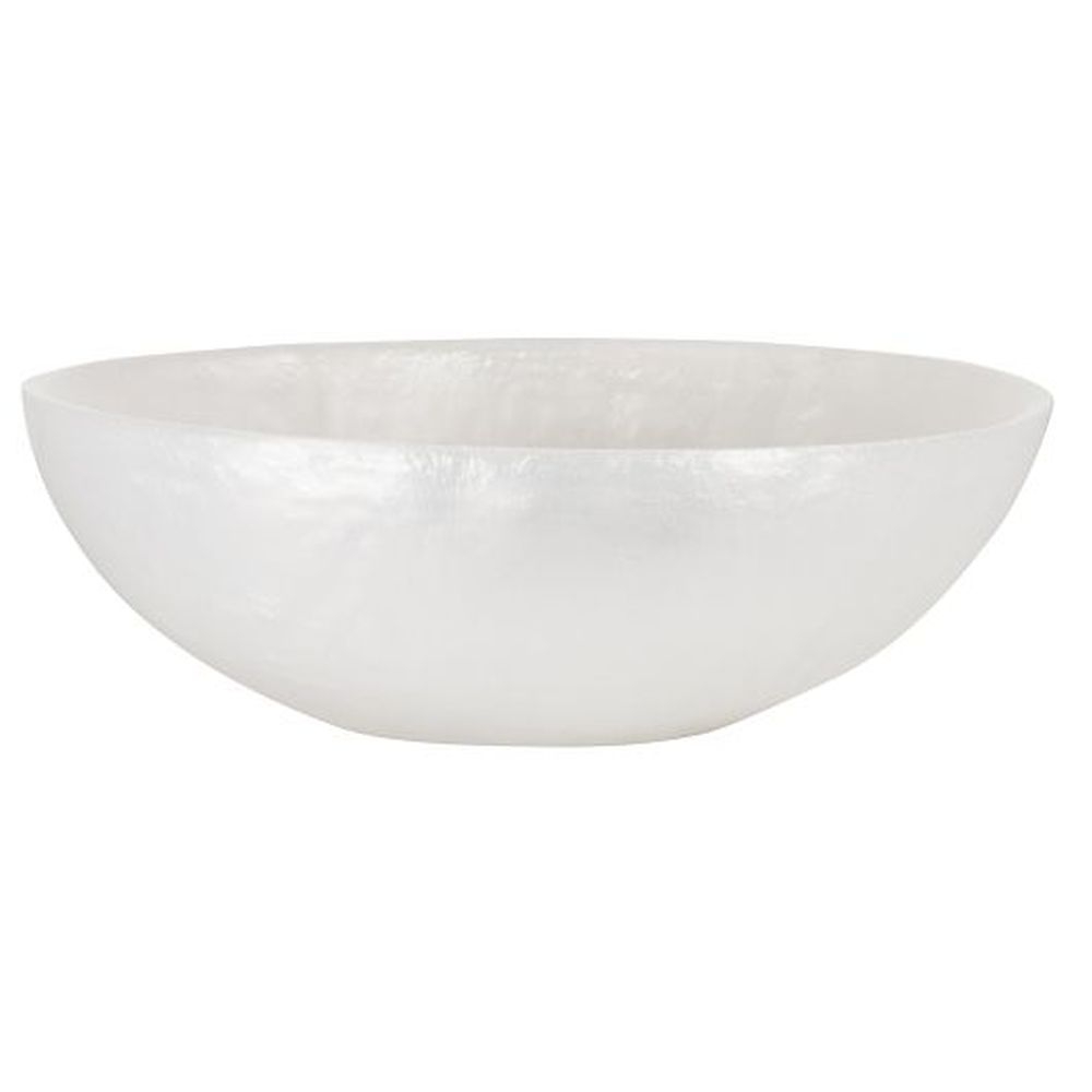 Cameron Shell Resin Bowl, 13 inch