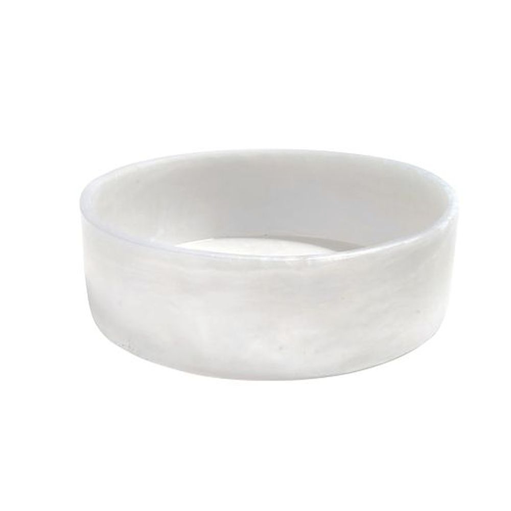Circle Shell Resin Bowl, 13.5 inch