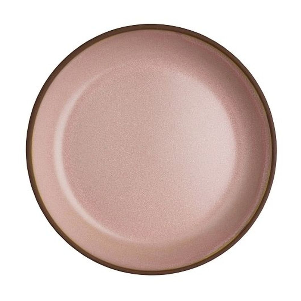 Spice Pink Peppercorn Stoneware 10 inch Deep Plate, 12 count