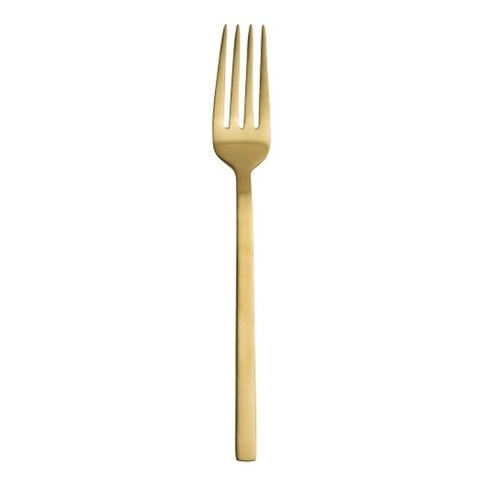 Lissome Brushed Gold 7 5/16 inch Dessert/Salad Fork, 12 count