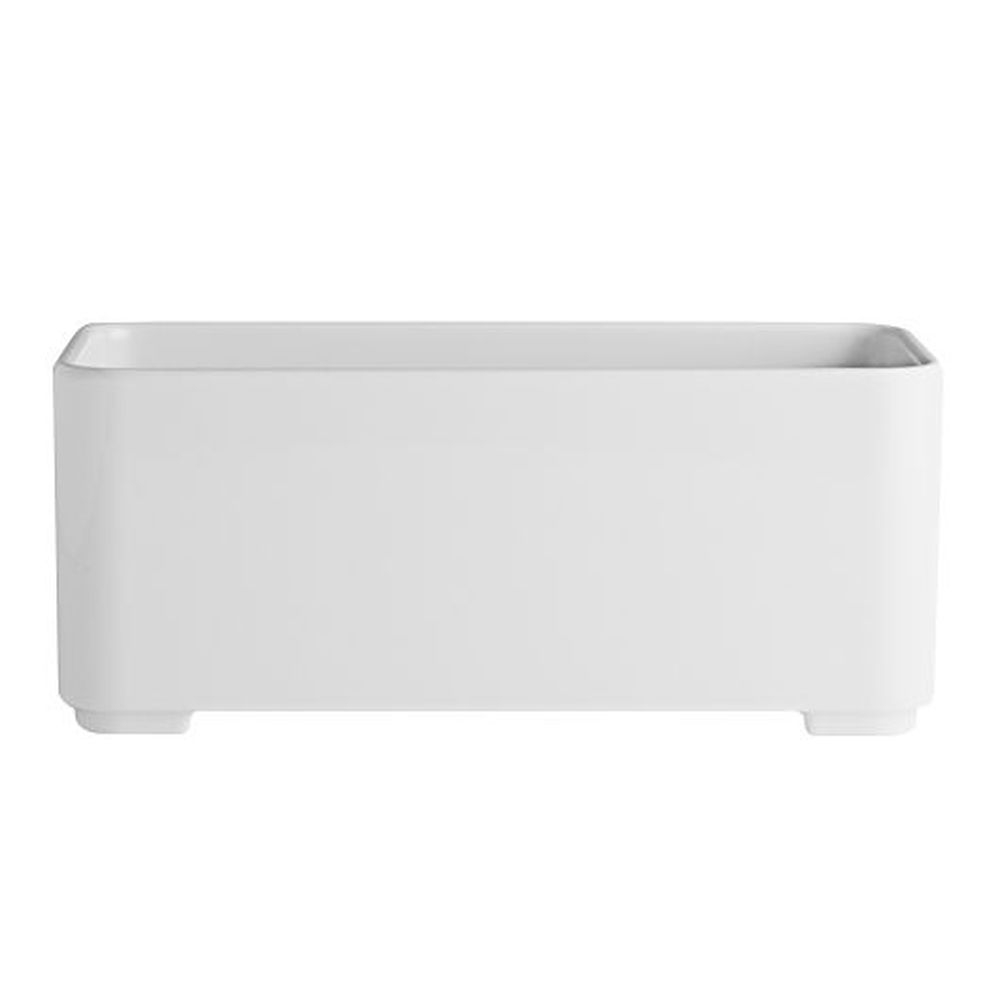 Oasis 23.0 Ounce Melamine Small Narrow Rectangle Insert, 4 count