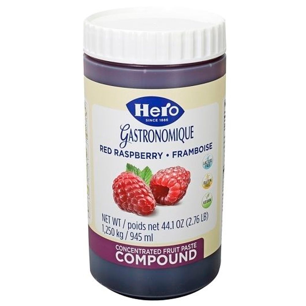 Hero Raspberry Fruit Compound, 2.75 Pound -- 3 per case