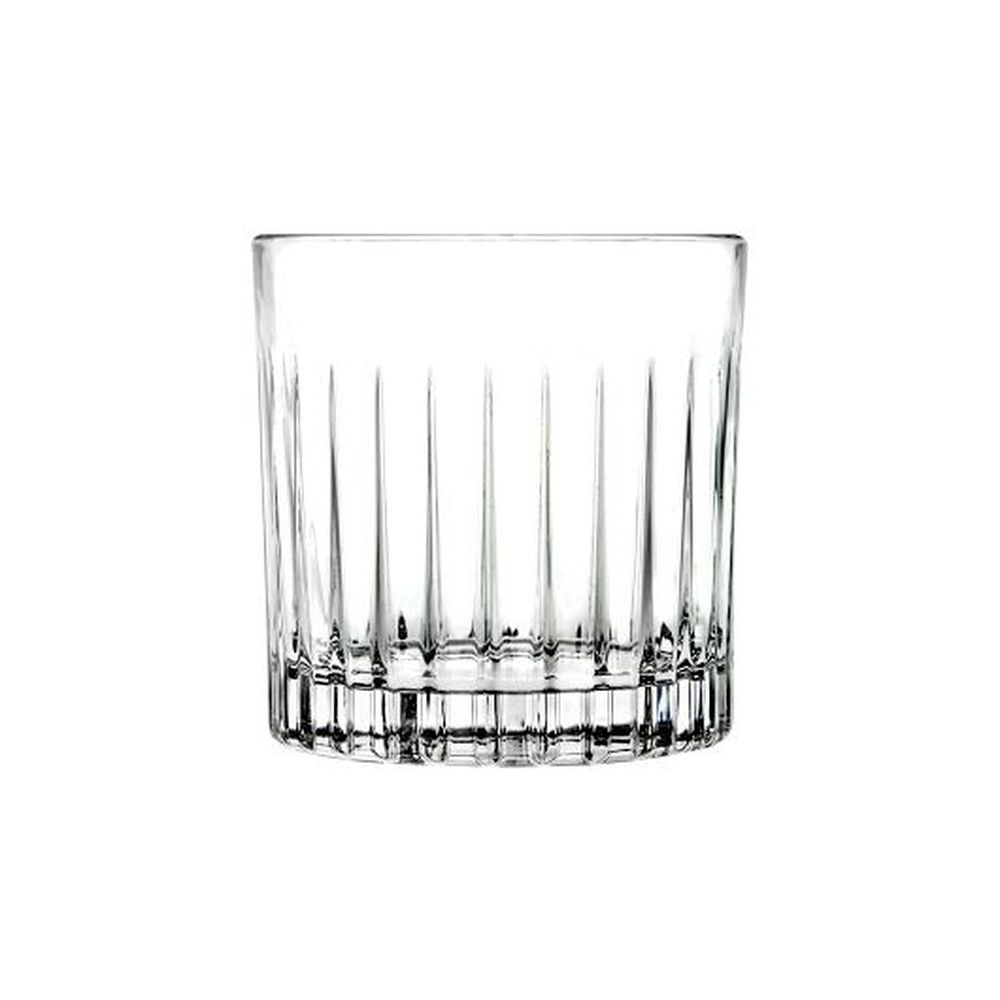 Timeless 12 Ounce Crystalline Double Old Fashioned Glass, 12 count