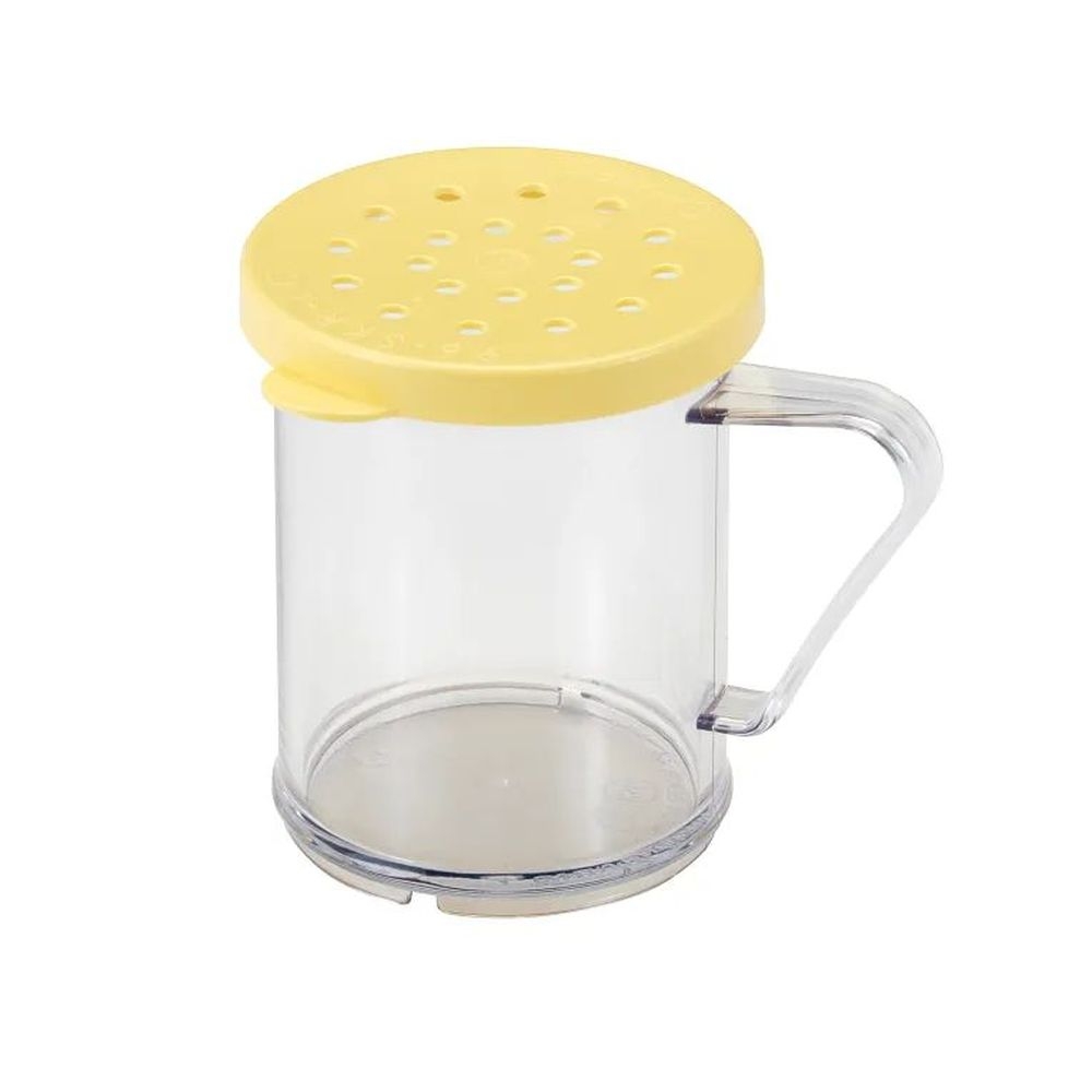 Cambro Camview Clear Plastic Shaker With Cheese Lid, 10 Ounce Capacity -- 12 Per Case