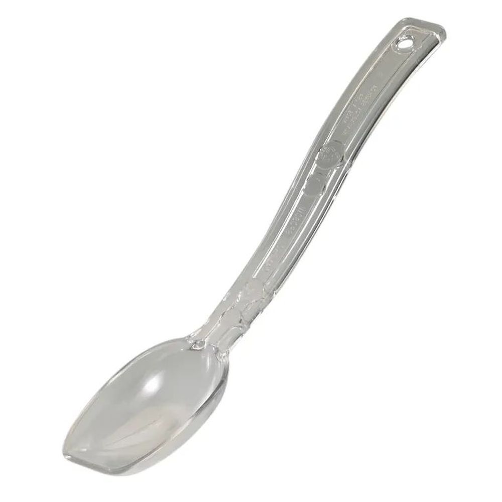 Cambro Camwear Clear Solid Salad Serving Spoon, 8 Inch -- 12 Per Case
