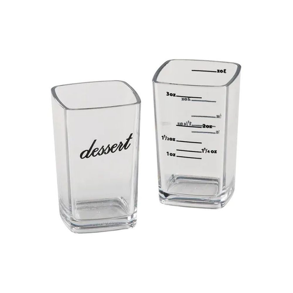 Cambro Camwear Clear 3.4 Ounce Aliso Dessert Glass, 1 7/8 Inch Dia. X 3 1/32 Inch Height -- 72 Per Case