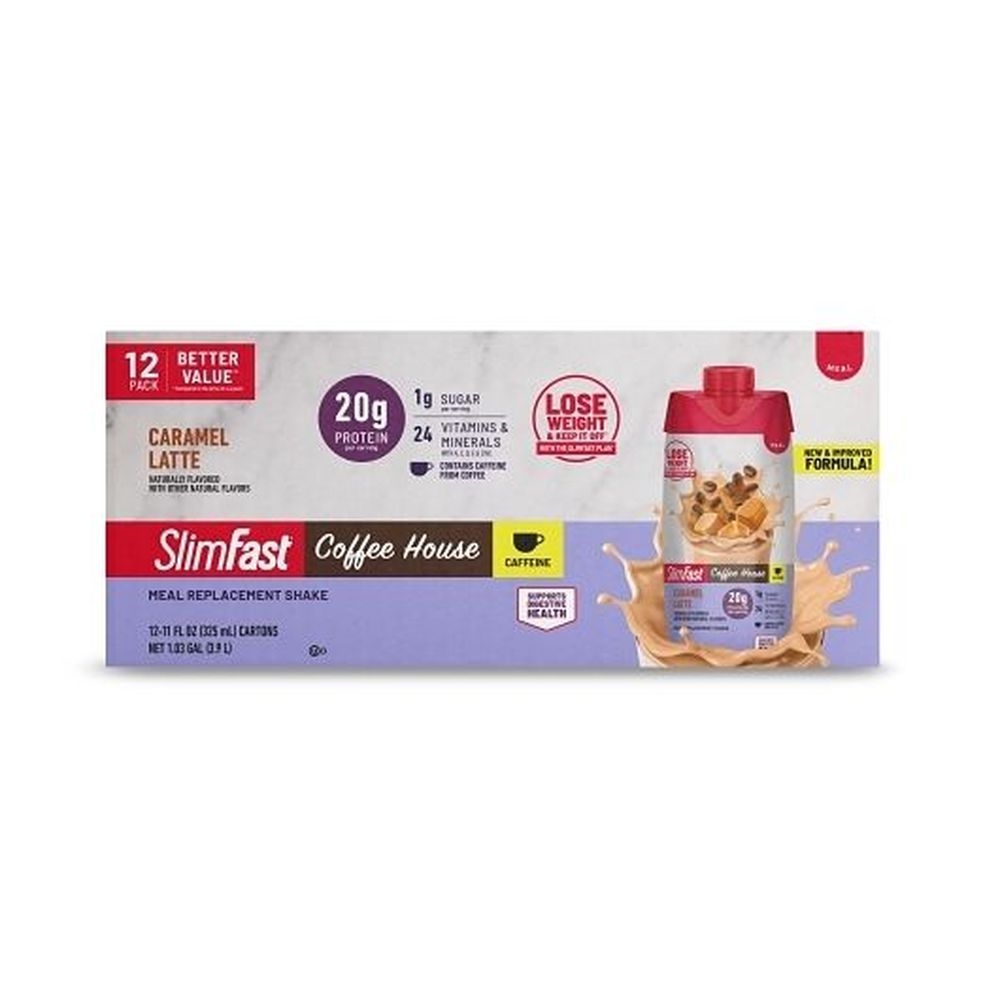 High Protein Coffee House Caramel Latte Meal Replacement Shake