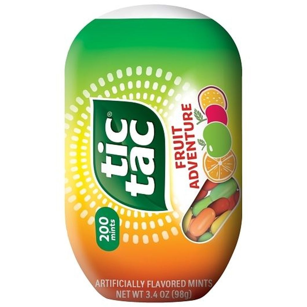 Tic Tac Fruit Adventure Candy -- 48 per case.