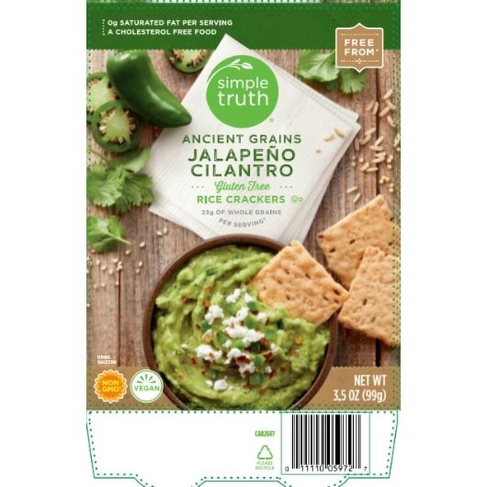 Ancient Grains Jalapeno Cilantro Rice Crackers