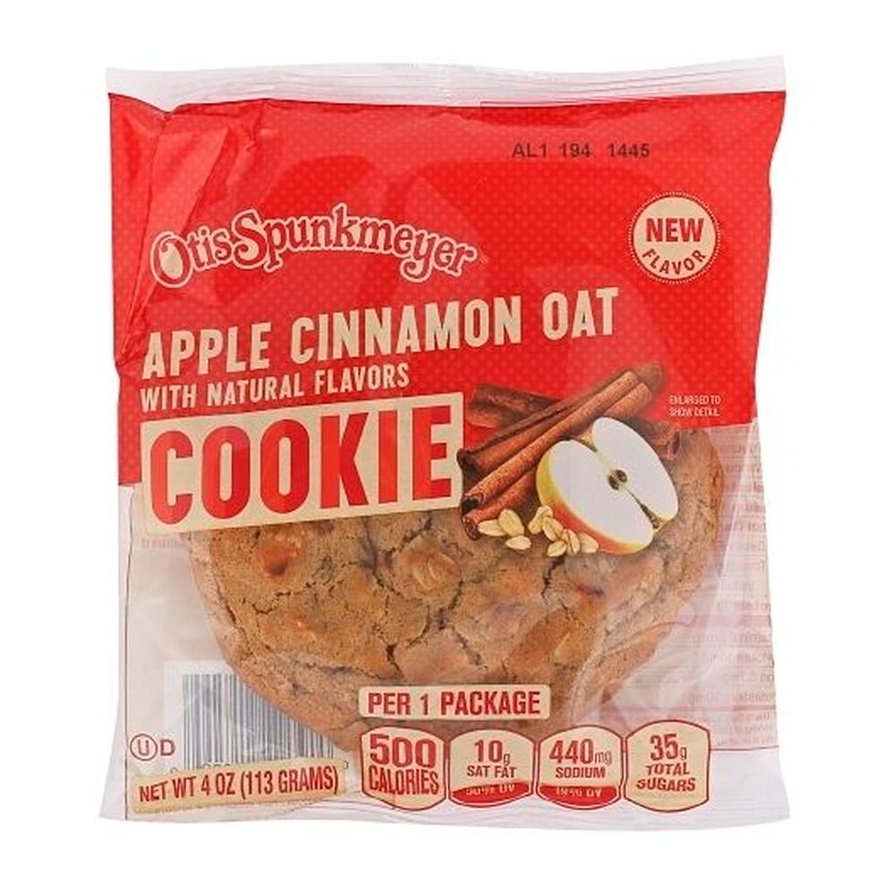 Otis Spunkmeyer Apple Flavored Cinnamon Oat Cookie, 4 Ounce -- 24 per case
