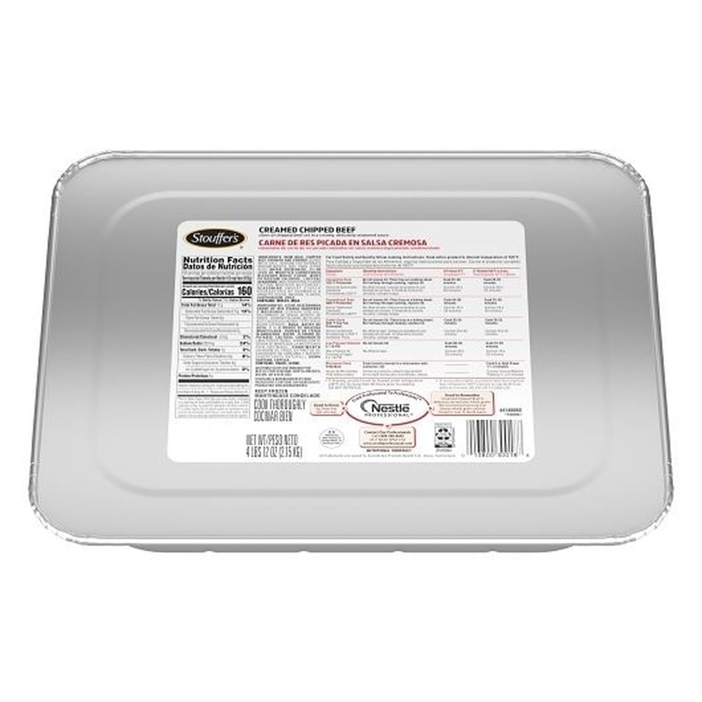 Nestle Stouffers Creamed Chipped Beef, 76 Ounce -- 4 per case.