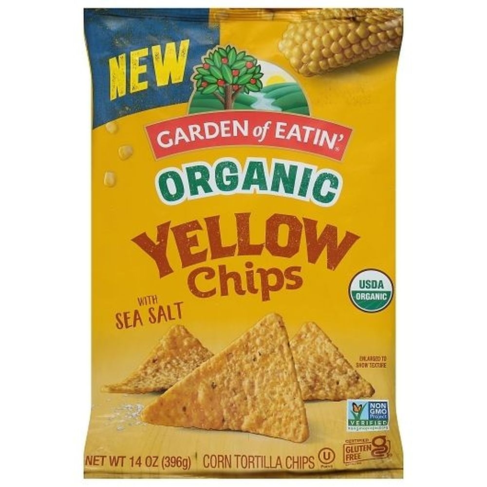 Organic Salted Yellow Corn Tortialla Chips