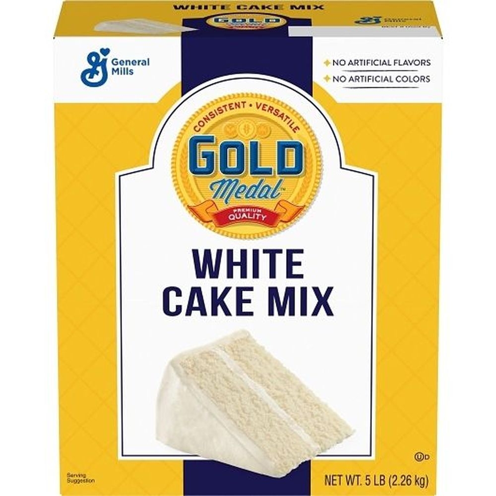 Gold Medal White Cake Mixes 6 Case 5 Pound