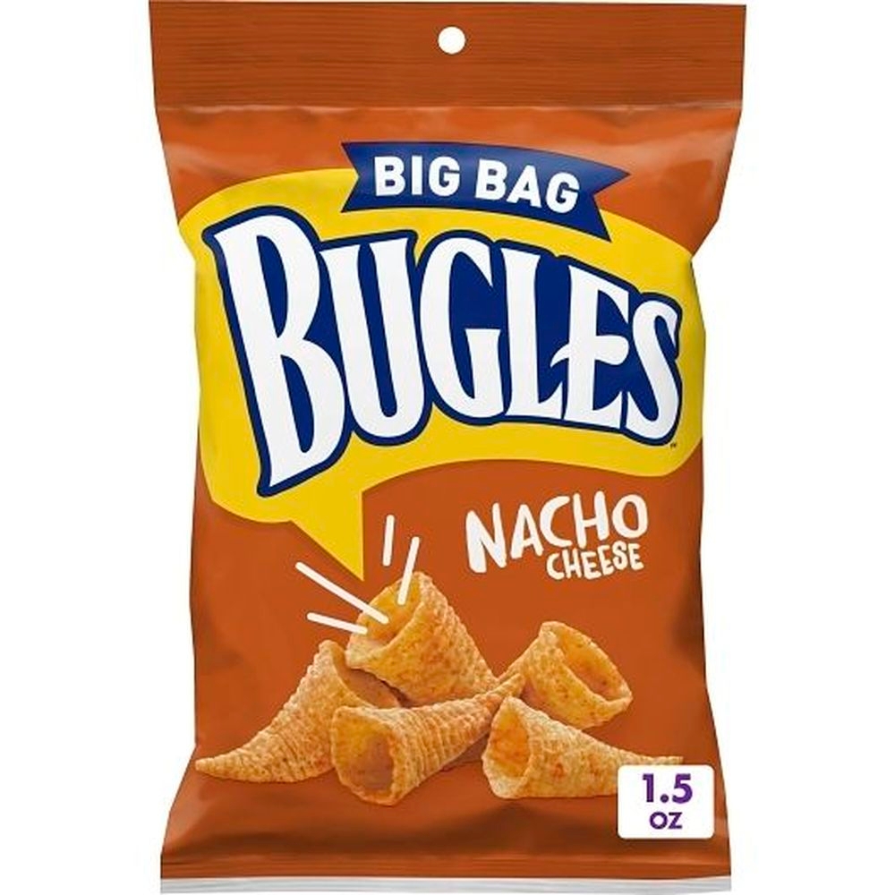 Bugles Nacho Cheese, 1.5 Ounce -- 36 per case.