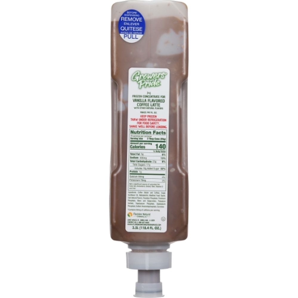 7 Plus 1 Concentrated Vanilla Coffee Latte