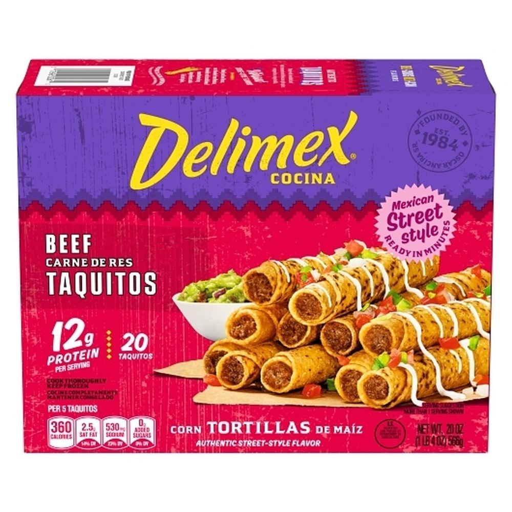Beef Corn Taquitos 1.25 Pound
