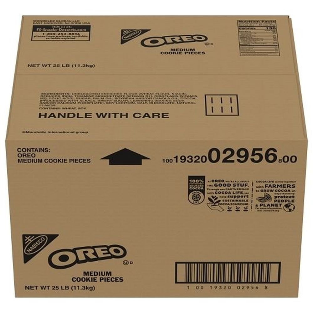 Oreo Crunch Medium Pieces 25 Pound