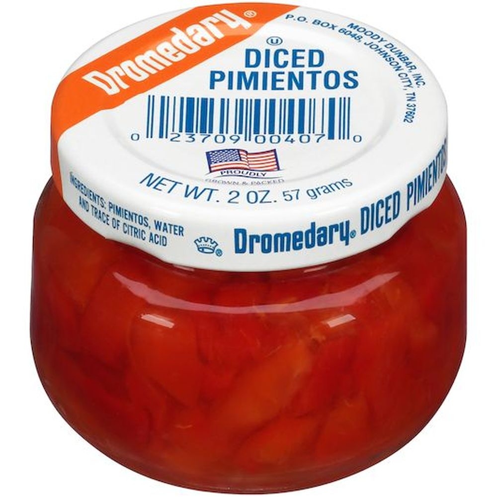 Dromedary Diced Pimiento - 2 oz. jar, 24 jars pers case
