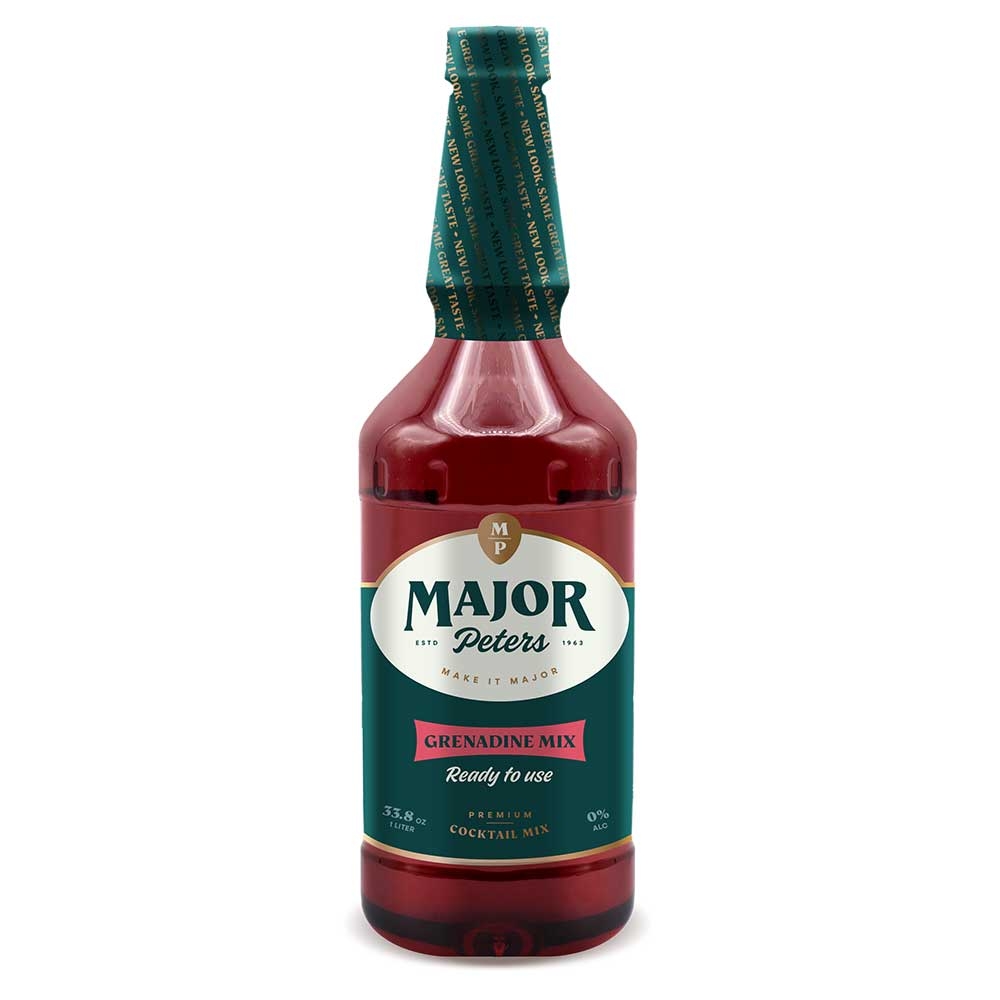 Major Peters Grenadine Mix Mix, 1 Liter -- 6 Case