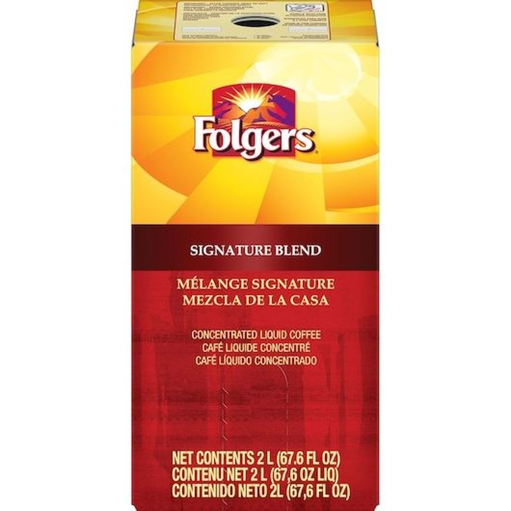 Folgers Signature Blend Coffee Liquid, 2 Liter -- 2 per case.
