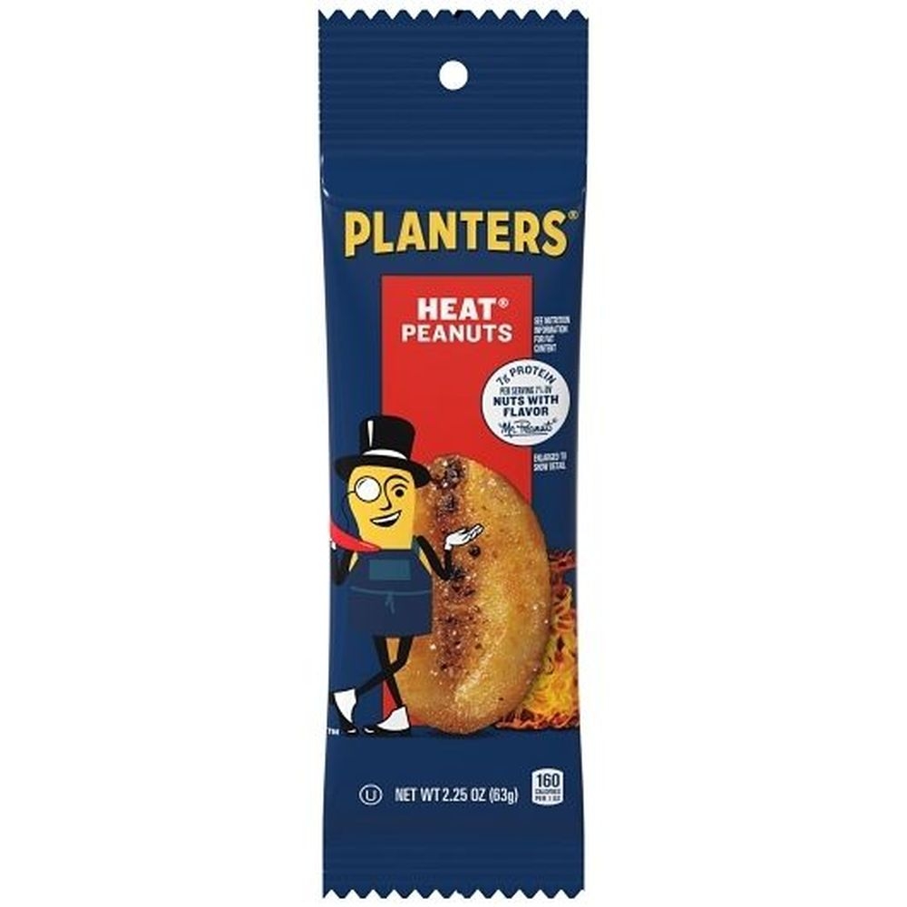 Planters Heat Peanuts, 2.25 Ounce -- 45 per case.