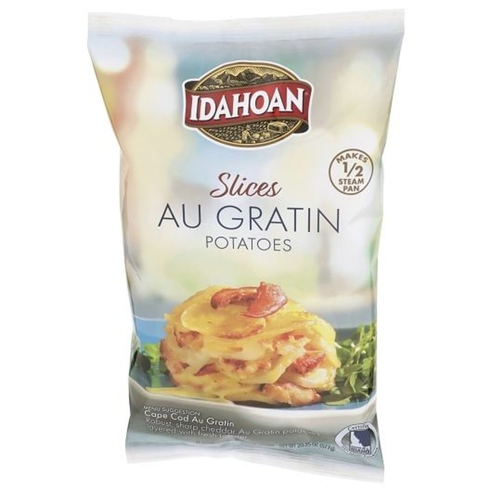 Idahoan Real Au Gratin Casserole Potatoes, 20.35 Ounce -- 12 per case.