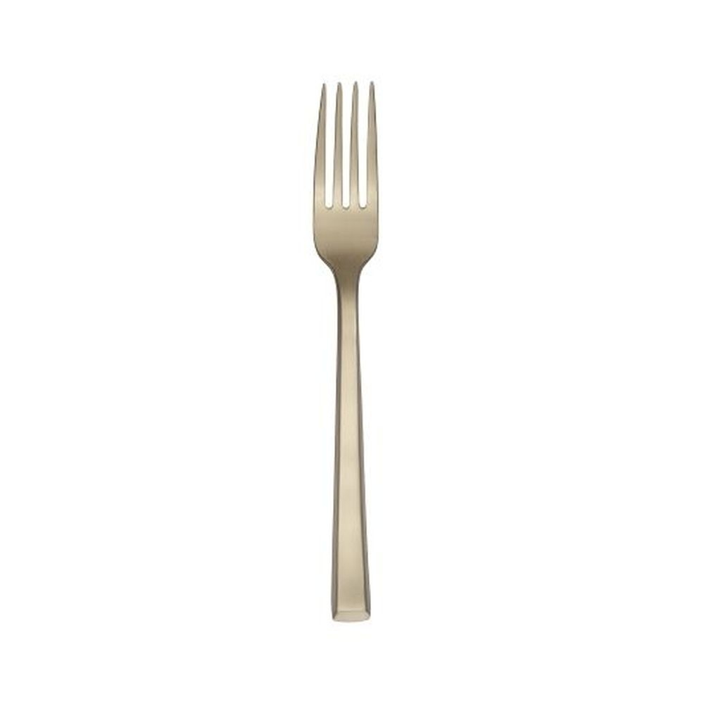 Reserve By Libbey Santorini Satan Gold Dinner Fork, 8 1/8 Inch -- 12 Per Case
