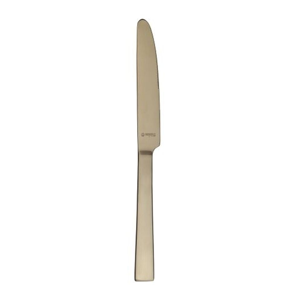 Reserve By Libbey Santorini Satin Gold Dinner Knife, 9.5 Inch -- 12 Per Case