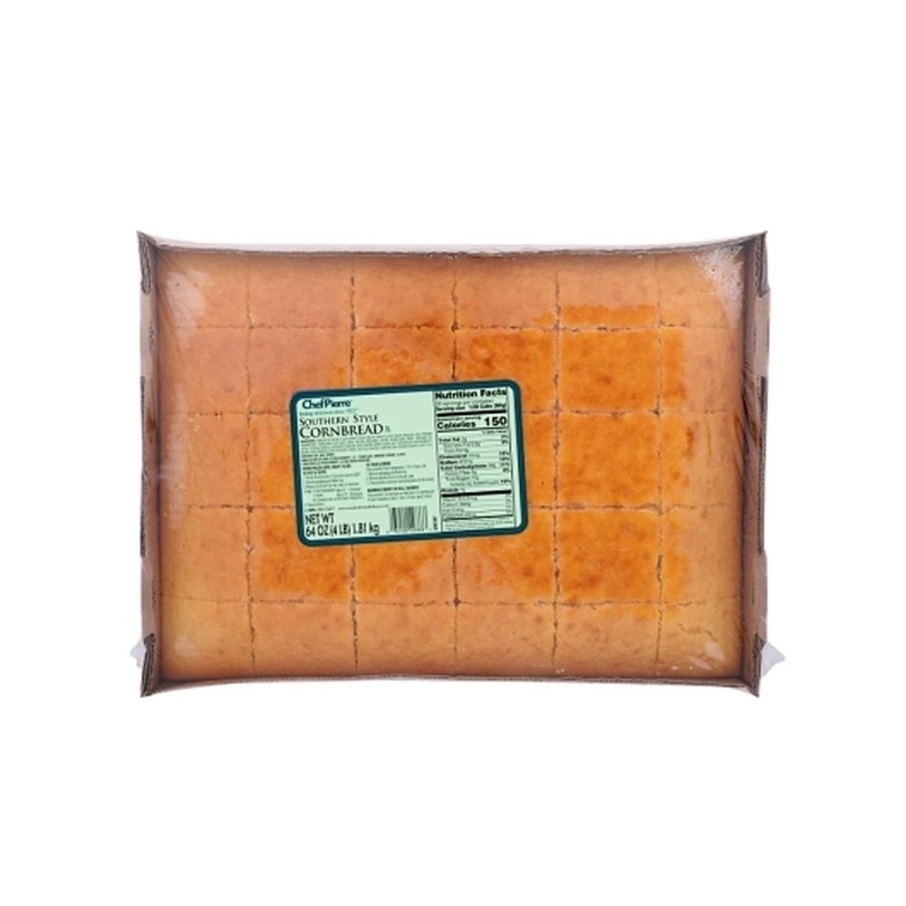 Pre-Cut Southern Style Cornbread